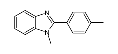 1-methyl-2-(4-methylphenyl)benzimidazole结构式