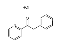 2-phenyl-1-[2]pyridyl-ethanone, hydrochloride Structure