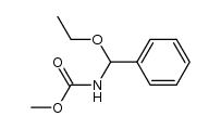 methyl N-(1-ethoxy-1-phenylmethyl)carbamate Structure