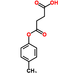 4-(4-Methylphenoxy)-4-oxobutanoic acid Structure