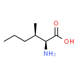 (2S,3R)-2-Amino-3-methylhexanoic acid structure