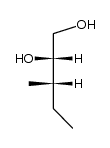 (2S,3S)-3-Methyl-pentane-1,2-diol结构式