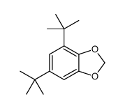 4,6-ditert-butyl-1,3-benzodioxole Structure