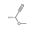 (2R)-2-methoxypropanenitrile Structure