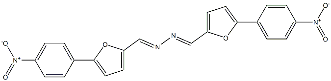 Dantrolene Related Compound A (50 mg) (5-(4-nitrophenyl)-2-furaldehyde azine) Structure