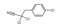 2,2-Dichlor-3-[4-chlor-phenyl]-propionitril结构式