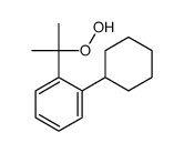 1-cyclohexyl-2-(2-hydroperoxypropan-2-yl)benzene Structure