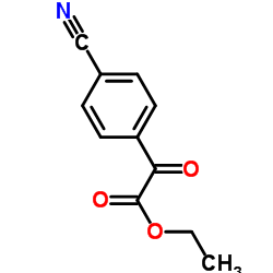 2-(4-氰基苯基)-2-氧代乙酸乙酯结构式