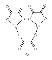 Lanthanum(III)oxalate structure