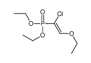 1-chloro-1-diethoxyphosphoryl-2-ethoxyethene结构式