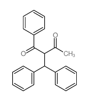 1,3-Butanedione,2-(diphenylmethyl)-1-phenyl- structure
