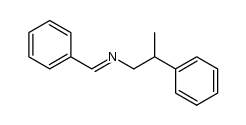 benzylidene-(2-phenyl-propyl)-amine结构式