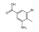 3-Amino-5-bromo-4-methylbenzoic acid Structure