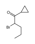 2-溴-1-环丙基-1-戊酮结构式