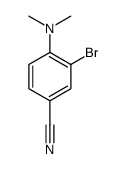 3-bromo-4-(dimethylamino)benzonitrile Structure