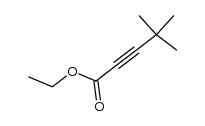 ethyl 4,4-dimethyl-2-pentynoate结构式