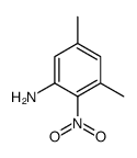 2-硝基-3,5-二甲基苯胺结构式