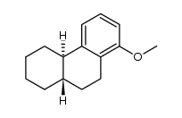 (+/-)-trans-1,2,3,4,4a,9,10,10a-octahydro-8-methoxyphenanthrene Structure