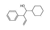 1-cyclohexyl-2-phenyl-3-buten-1-ol Structure