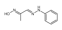 2-hydroxyimino-1-phenylhydrazonopropane结构式
