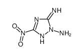 (9ci)-3-硝基-1H-1,2,4-噻唑-1,5-二胺结构式