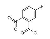 5-氟-2-硝基苯甲酰氯结构式