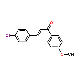 trans-4-Chloro-4'-methoxychalcone结构式