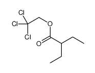 2,2,2-trichloroethyl 2-ethylbutanoate Structure