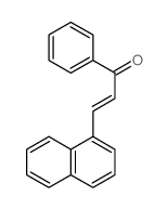 3-naphthalen-1-yl-1-phenyl-prop-2-en-1-one结构式