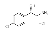 (S)-ALFA-(氨甲基)-4-氯-苯甲醇盐酸盐(1:1)结构式