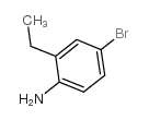 4-溴-2-乙基苯胺结构式