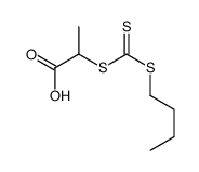 2-[[(丁基硫代)硫氧代甲基]硫代]丙酸结构式