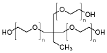 Trimethylolpropane ethoxylate Structure