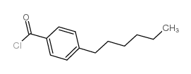 4-n-hexylbenzoyl chloride Structure