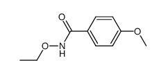 ethyl p-methoxybenzohydroxamate结构式
