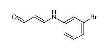 β-(m-Bromanilino)acrolein结构式