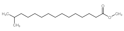 14-甲基十五烷酸甲酯结构式