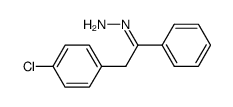 4-Chlorbenzyl-phenylketon-hydrazon结构式