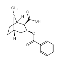 苯甲酰芽子碱标准液结构式