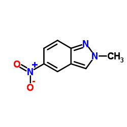 2-Methyl-5-nitro-2H-indazole Structure