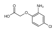 2-(2-amino-4-chlorophenoxy)acetic acid Structure