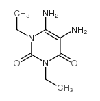 1,3-Diethyl-5,6-diaminouracil structure
