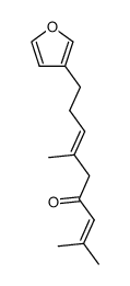 (6E)-9-(3-Furyl)-2,6-dimethylnona-2,6-diene-4-one结构式