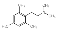 N,N-dimethyl-2-(2,4,6-trimethylphenyl)ethanamine结构式