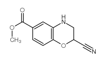 2-氰基-3,4-二氢-2H-苯并[b][1,4]噁嗪-6-羧酸甲酯结构式