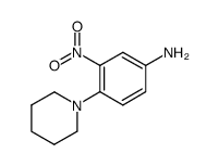 3-NITRO-4-PIPERIDIN-1-YL-PHENYLAMINE structure