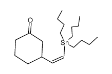 (Z)-3-(2-Tributylstannylethenyl)cyclohexanone结构式