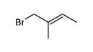 1-BROMO-2-METHYL-BUT-2-ENE结构式