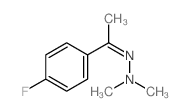 N-[1-(4-fluorophenyl)ethylideneamino]-N-methyl-methanamine结构式