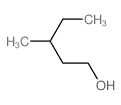 3-甲基-1-戊醇结构式